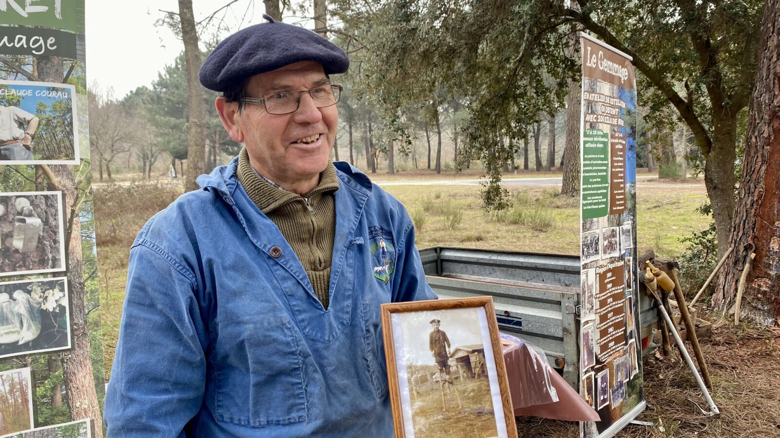 Rencontre avec Jean Claude, ancien résinier au Porge