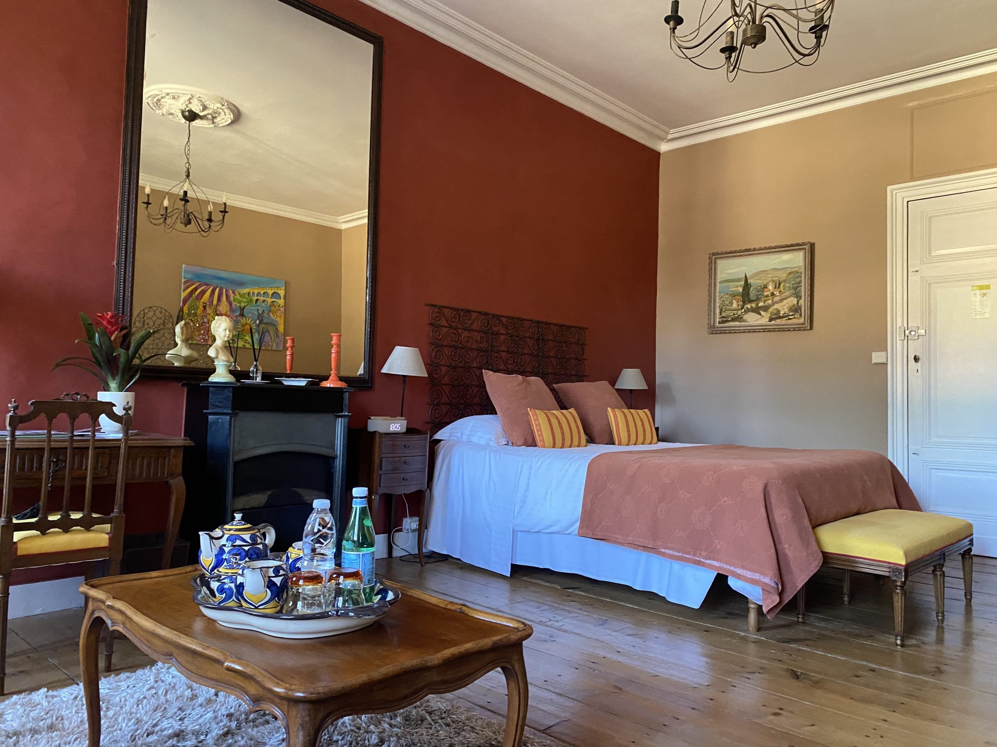Chambre provençale du château de l'isle