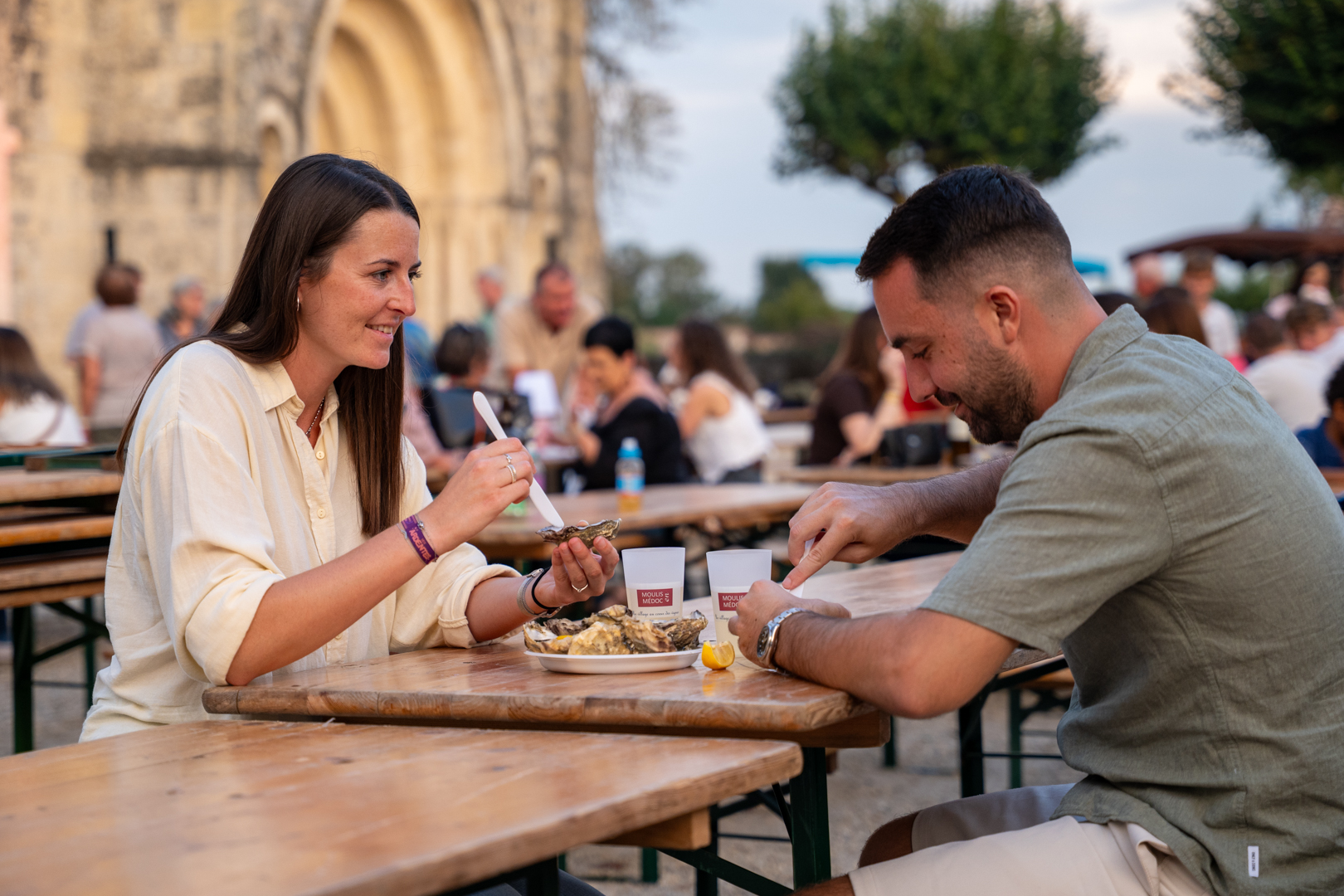 Marché nocturne de Moulis en Médoc