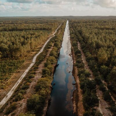 Canal des étangs du Porge 