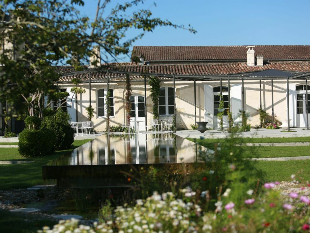 Chateau Chasse Spleen Moulis en Médoc MIroir d'eau