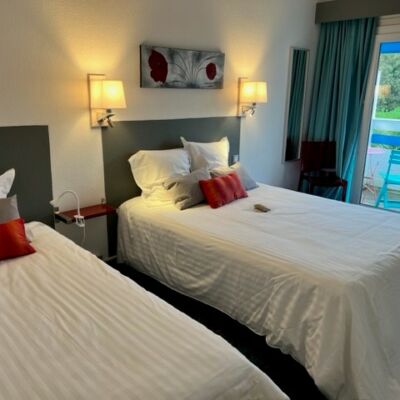 Hôtel du Porge chambre triple