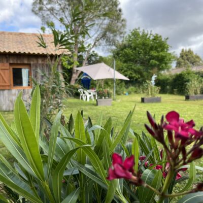 LA PETITE CABANE BLEUE PLANQUÉE DANS LA PRAIRIE