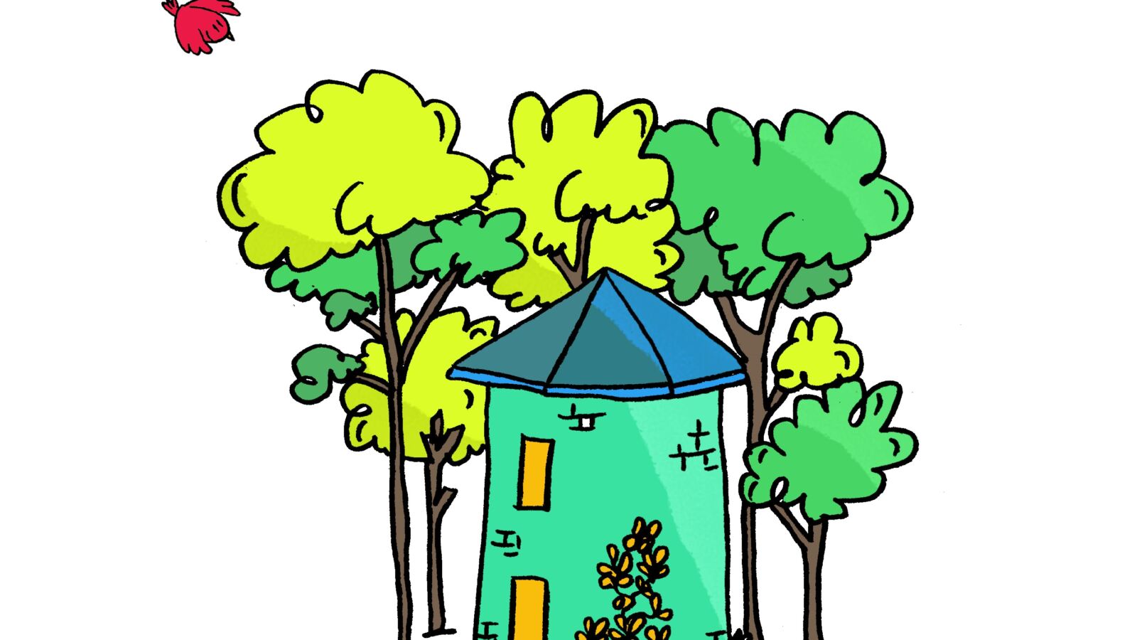 Jeu de piste de cache-cache de Le Temple