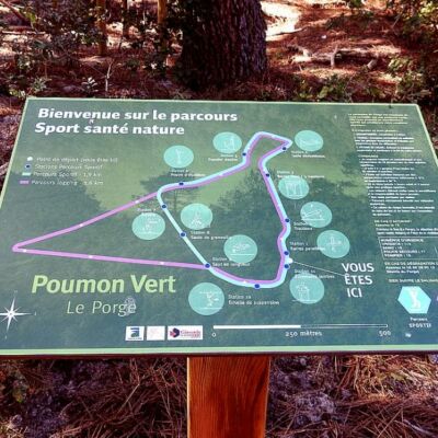 Parcours santé et sportif Le Porge