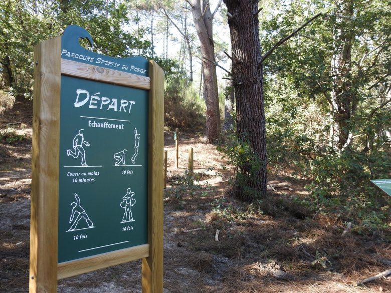 Parcours santé et sportif Le Porge