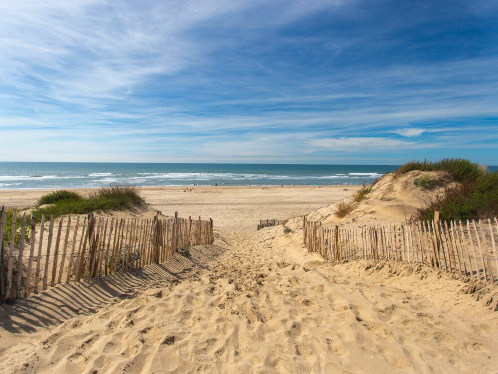Plage océan Atlantique Gironde