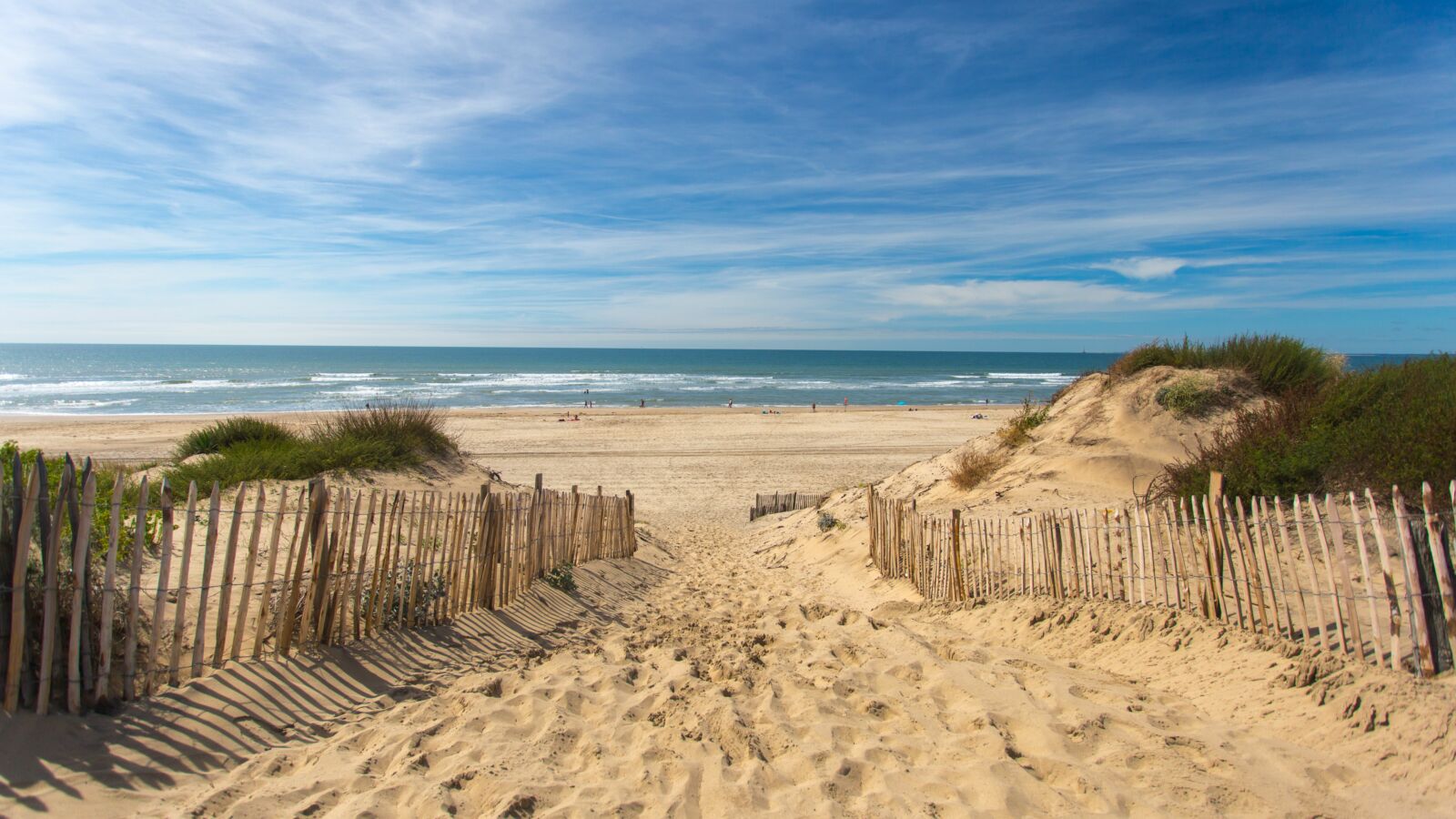 Plage océan Atlantique Gironde