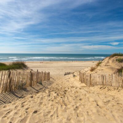 Plage océan Atlantique Gironde 