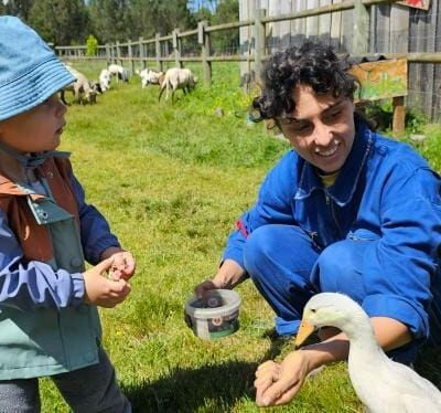 animation pédagogie La Ferme à la Plage Ferme pédagogique Le Porge