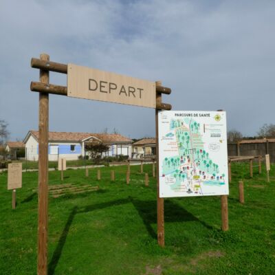  Départ du parcours santé